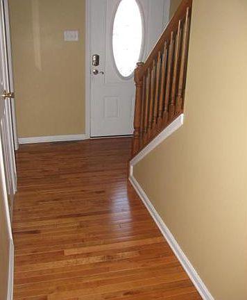 Foyer with Wood Floors