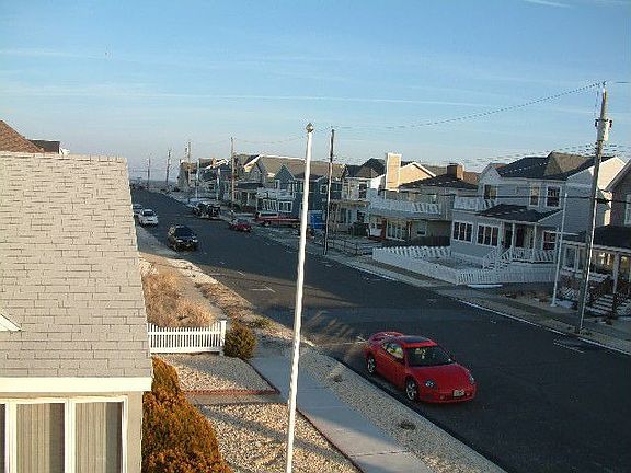 The Ocean View from second story balcony