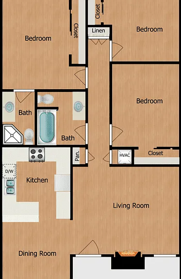 Plan 4 Floorplan Diagram