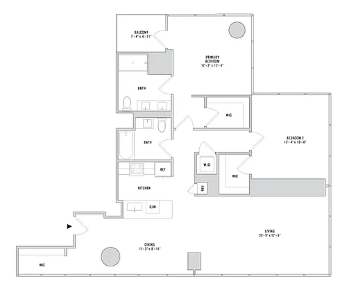 Floor plan B-042