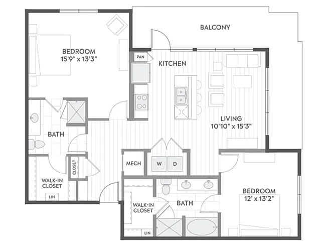 Floor plan C6b