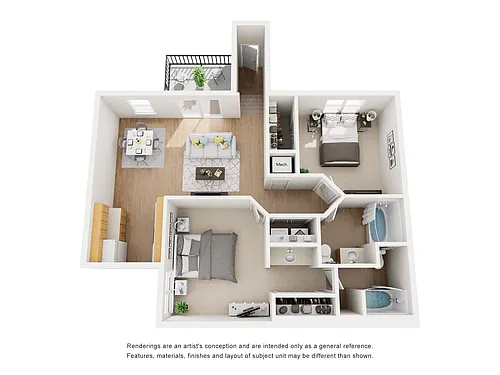 Floor plan 2x2A