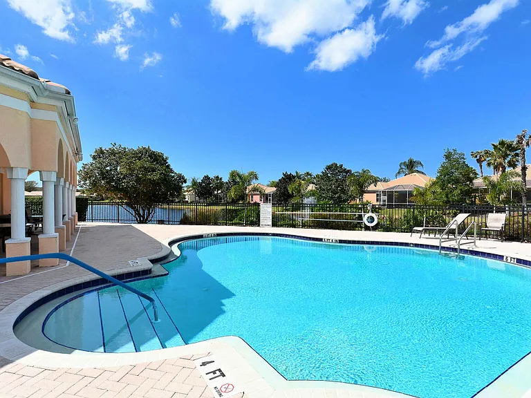 Clubhouse pool right across the street