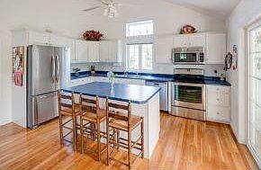 New stainless steel appliances