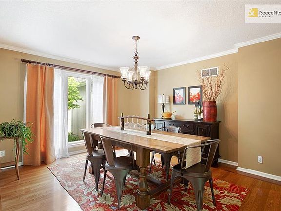 Another view of beautiful dining room.