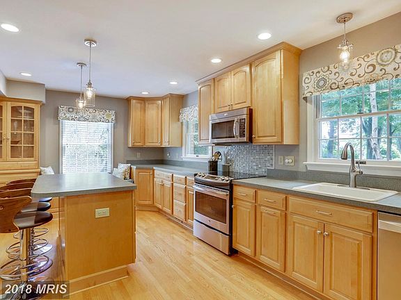 SS appliances & custom cabinetry