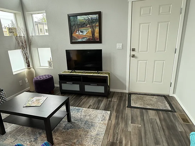 living room looking towards front door