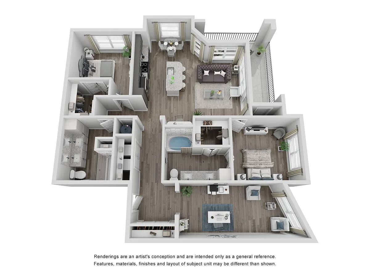 Floor plan B3b