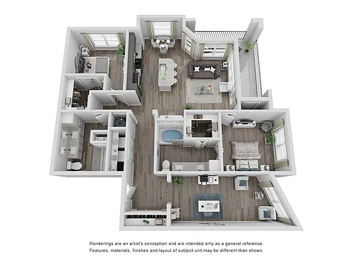 Floor plan B3b