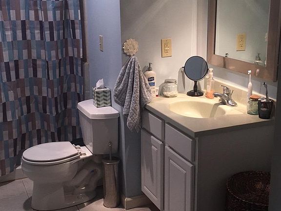 Bathroom with Tile floor.