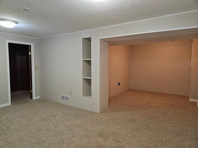 finished basement area