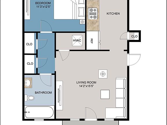 5th image of 411 N Laurel Ave APT 5