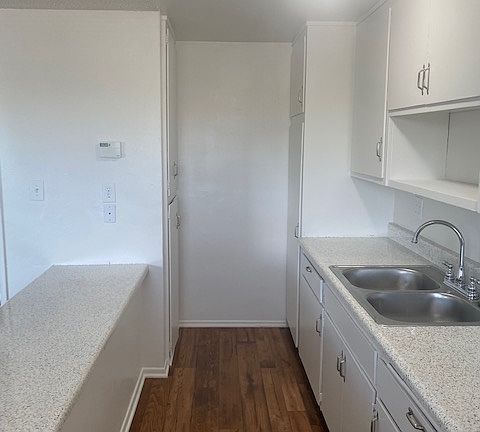 The spacious pantry is the perfect addition to this kitchen