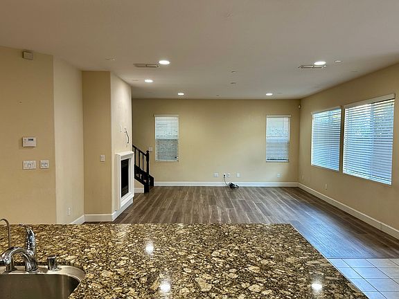 From kitchen looking into living room