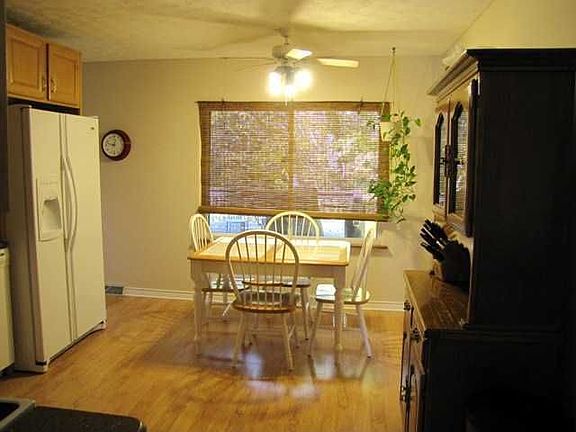 Kitchen with Ravine Lot View