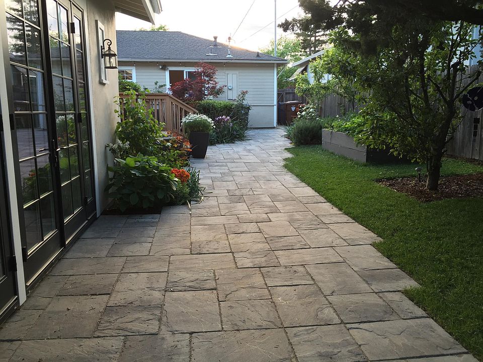 lovely backyard for gardening and gorgeous french doors to the 800sf studio