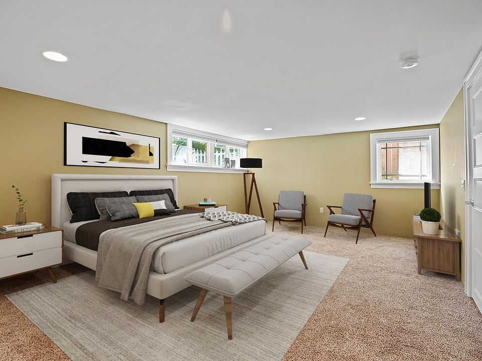 Bedroom 1. This image shows a virtually furnished space. Bedrooms come unfurnished.