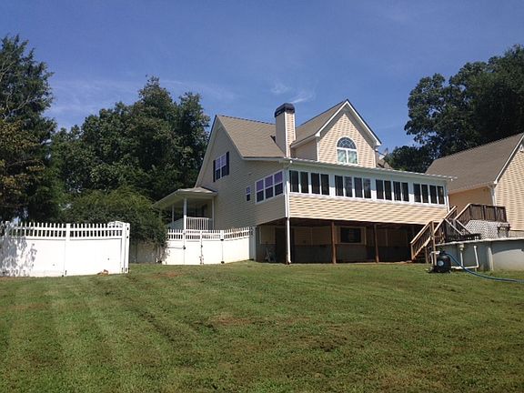 back of home with privacy