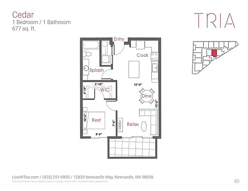 Floor plan Cedar