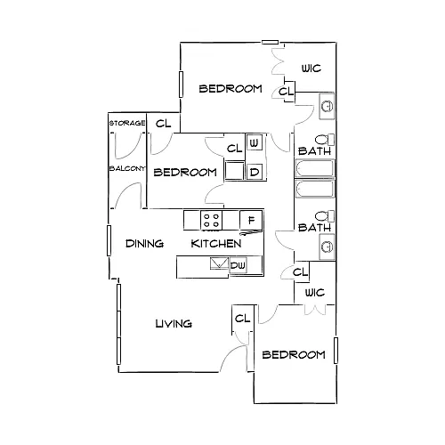 Floor plan Design 3A