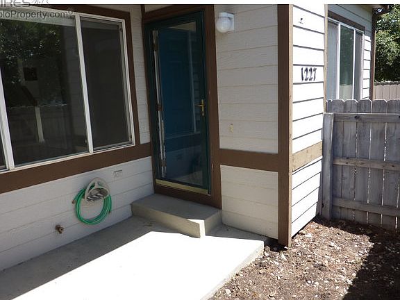 Entry with small garden area
