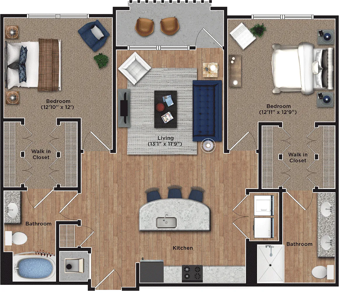 Floor plan 2C