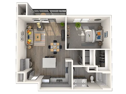 Floor plan Burgundy