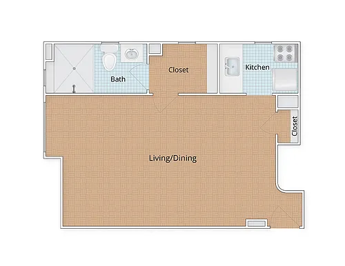 Floor plan Studio