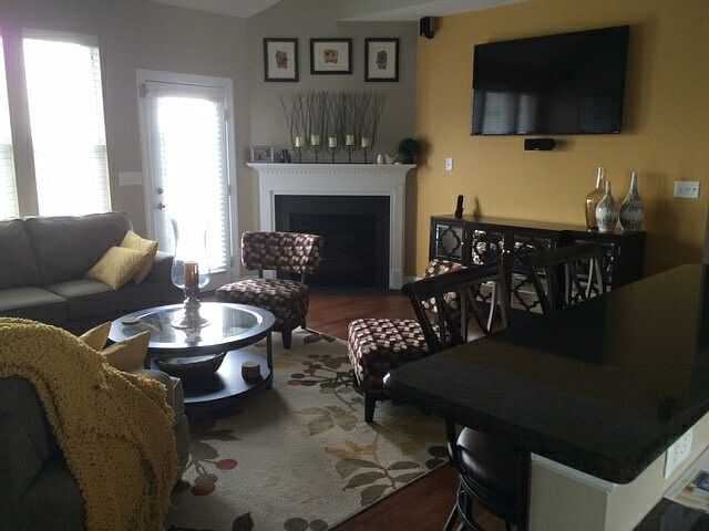 open concept living room