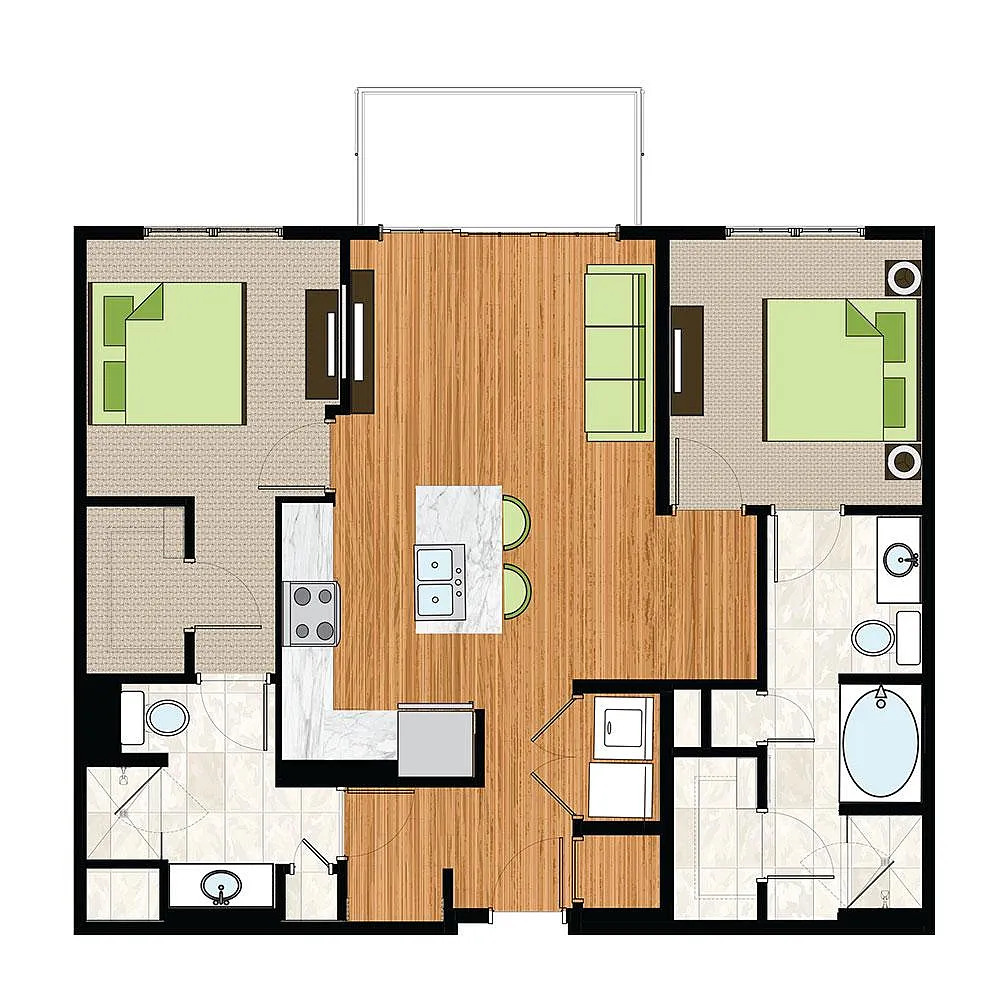Floor plan D1