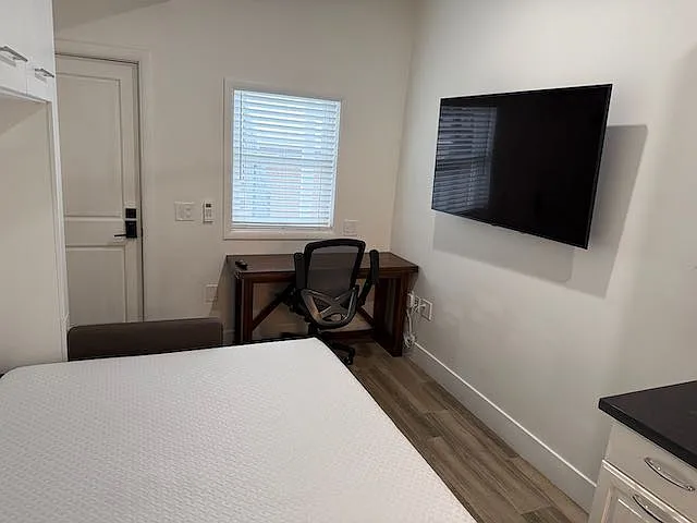Full Size bed in the down position