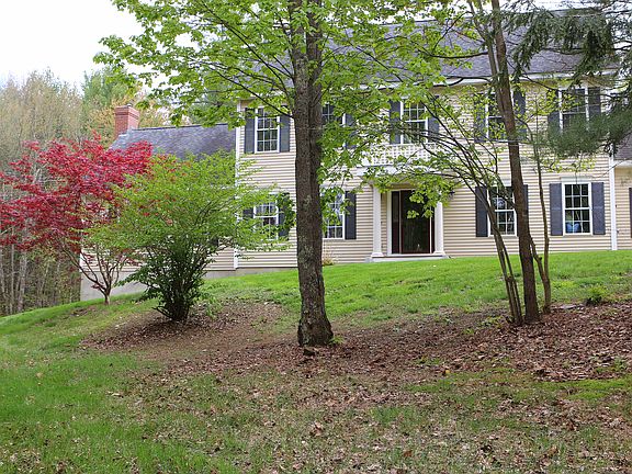 Front yard, landscape trees