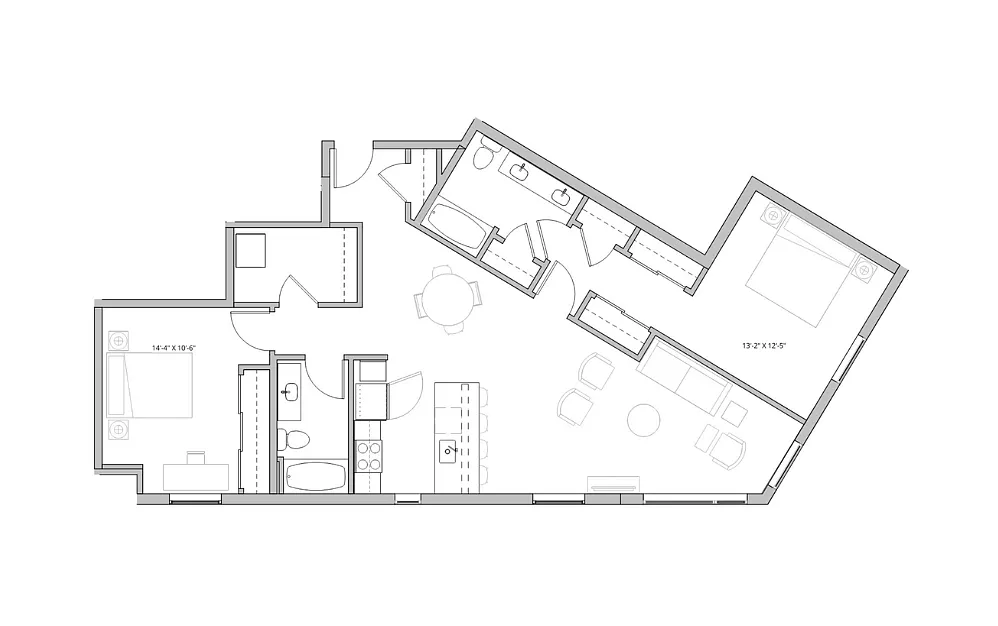 Floor plan 2X2 - D8