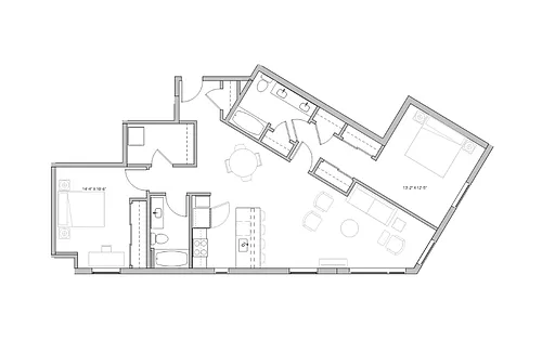 Floor plan 2X2 - D8
