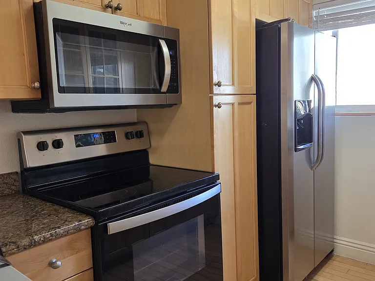 Kitchen close-up on appliances