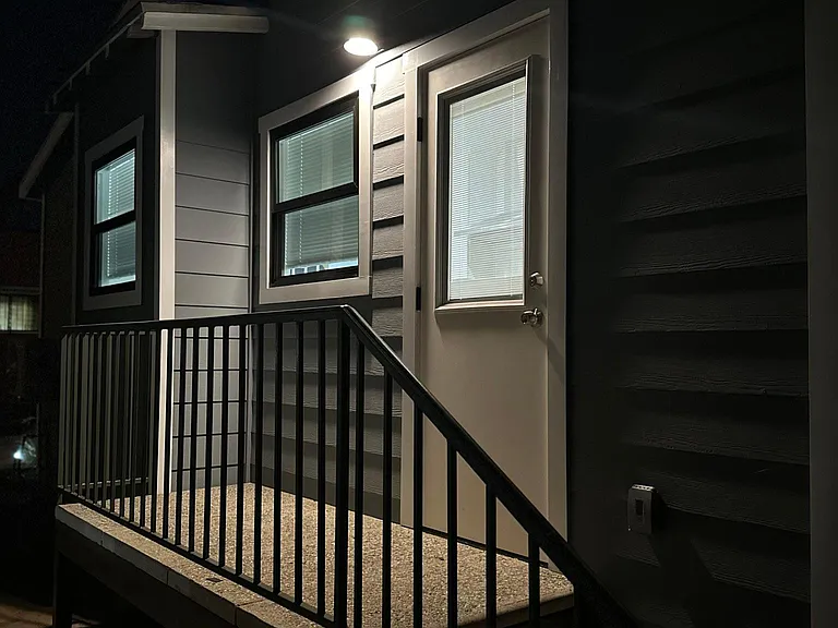 Night view patio