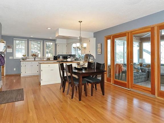 Spacious dining area