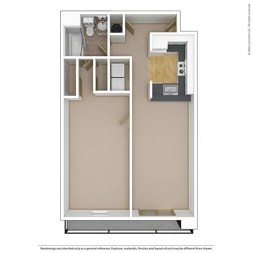 Floor plan 1x1n