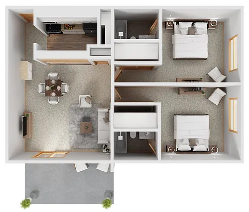 Floor plan B8