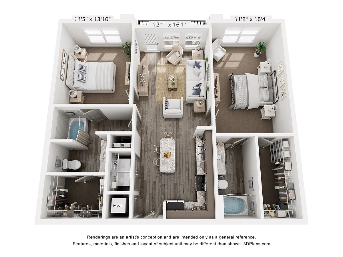 Floor plan B3