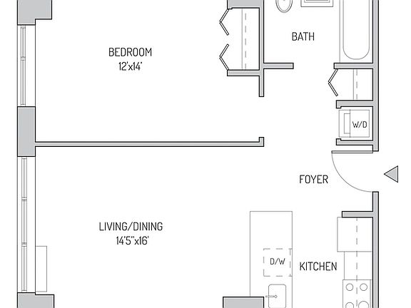 3rd image of 81 Fleet Pl APT 4S