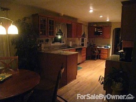 Kitchen as seen from dining room