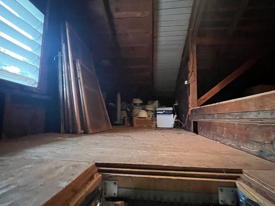 pull down stairs to main house attic storage