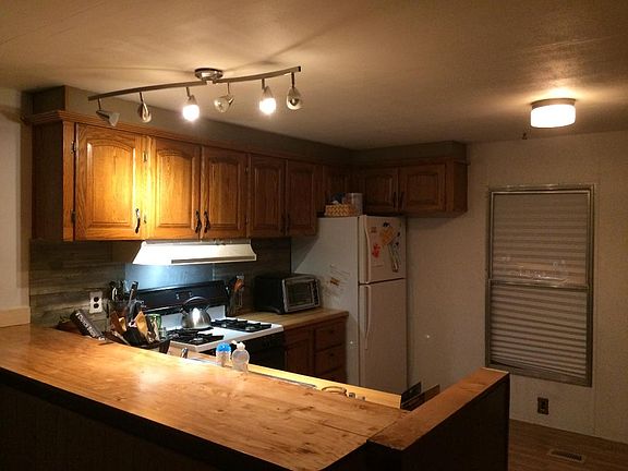 Custom breakfast bar. 