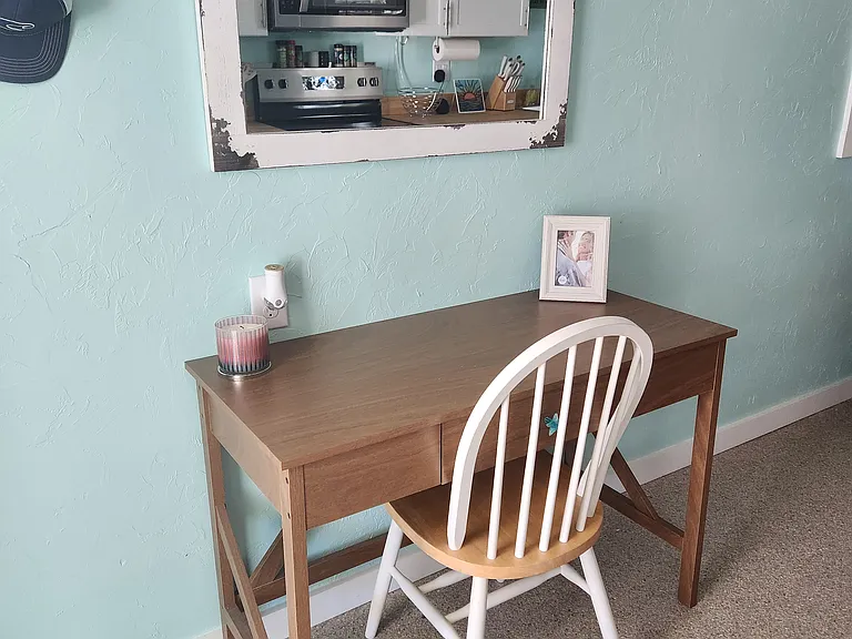 Desk area