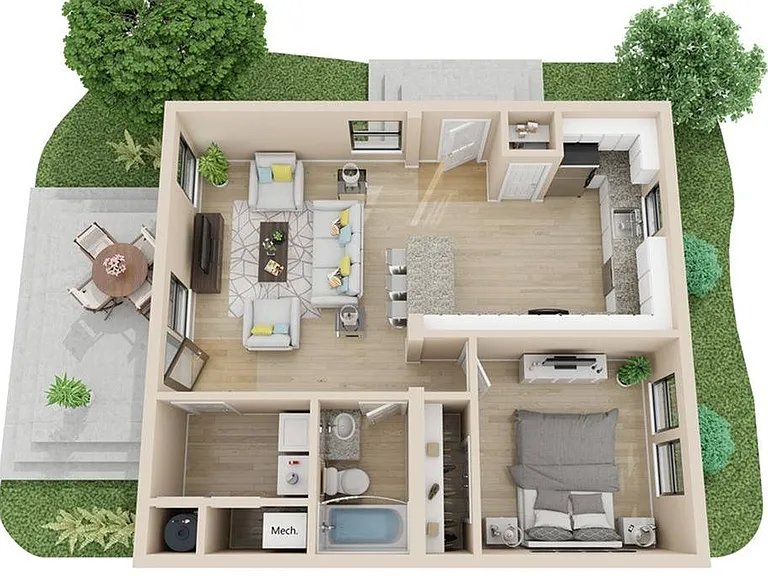 1 Bedroom | 1 Bath | 800 SF 1 Bedroom | 1 Bath | 800 SF