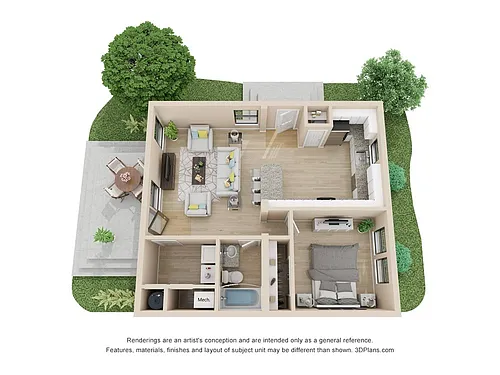 Floor plan Mimosa