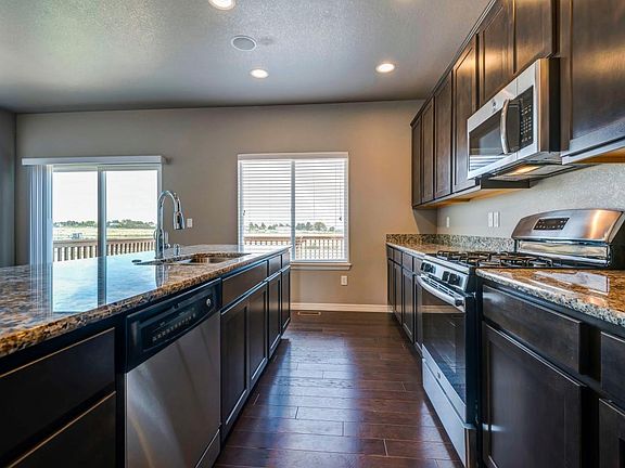 Kitchen facing East