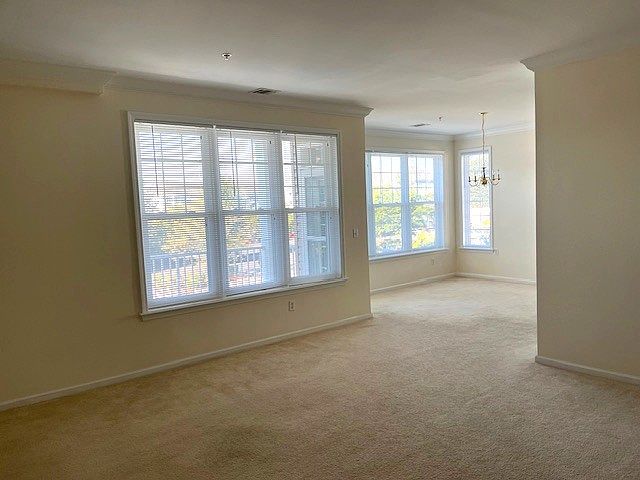 Living room and dining room