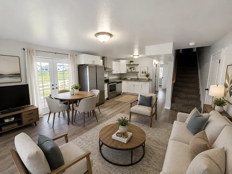 2 bedroom mother-in-law with full kitchen and separate entrance. (furniture not included)